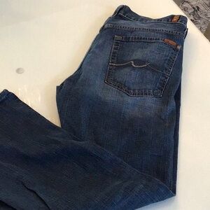 For All Mankind 7 Men's Blue Jeans